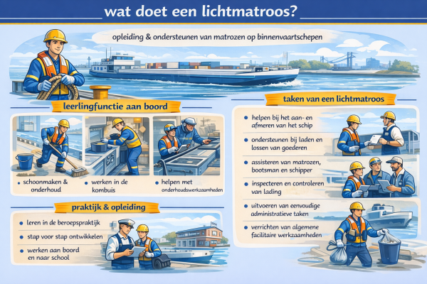 Alles over het beroep lichtmatroos Wat doet een lichtmatroos